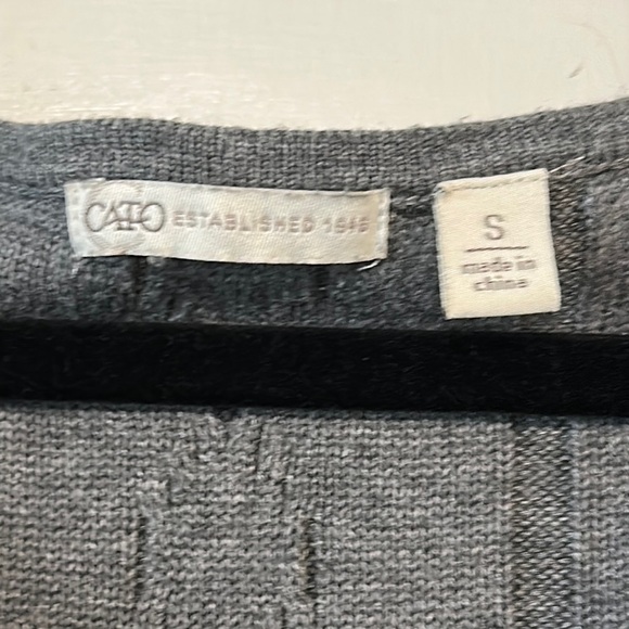 Cato Gray Long Sleeve Dress - Picture 3 of 6